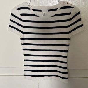 Striped sweater shirt